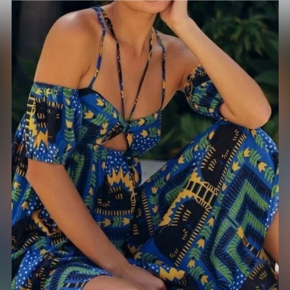 ANTHROPOLOGIE Joao‎ Incerti Strappy Bandeau Dress Size Small New w Tags - Picture 4 of 13